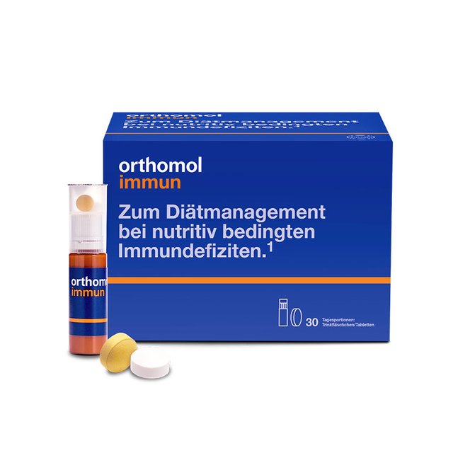 orthomol 奥适宝 德国Immun营养包30天 增强免疫力提高抵抗力复合维生素补品营养品
