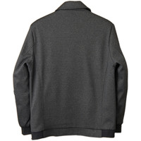 春秋薄款爷爷装上衣服中老年夹克衫男装老人外套男士翻领爸爸茄克