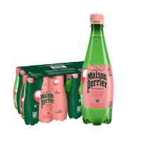 百亿补贴：巴黎水 perrier 无糖气泡水矿泉水西柚味饮料500ml*24