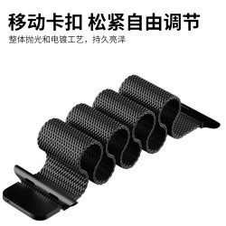 BHO 苹果手表表带适用apple watch s10/s9/se/ultra2米兰尼斯表带iwatch s8/7/6/5/4金属不锈钢表带