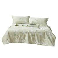 罗莱生活 LUOLAI 家纺 空调夏凉被子 100%全棉可水洗抗菌夏凉被芯 净重2.0斤 全棉可水洗抗菌夏被-花语晨曦