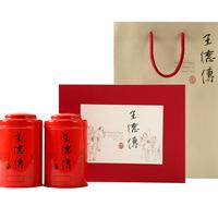王德傳茶莊台湾制式礼盒 高山乌龙茶冻顶阿里山金萱礼盒2罐装 王德传茶庄 冻顶乌龙红罐