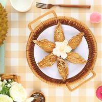 阿诺【69元任选10件】早餐半成品面点任选黑糯米糕发糕年糕油炸小吃 金锥榴莲300g*1袋共10个 油炸小吃类