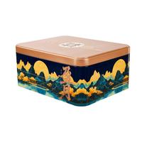 华美月饼礼盒中秋华美月饼广式蛋黄莲蓉五仁高档精装礼盒 【限量奢享】盈月双辉-精装铁盒12饼6味1000g