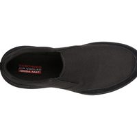 Skechers/斯凯奇休闲运动一脚蹬男鞋舒适支撑软底春秋216008 BLACK/CHARCOAL