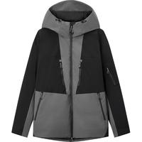 森马(Semir)棉服男冬季防风三防外套撞色拼接棉衣轻薄款连帽上衣101724112101
