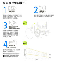 蔡司智锐近视眼镜片数码钻立方防蓝光树脂渐进片铂金膜变色近视镜配镜 蔡司智锐单光防蓝光膜【常规版片】+镜框 1.60(较薄)
