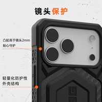 UAG磁吸装甲壳【京仓发货】适用苹果17promax手机壳户外商务风杜邦授权Kevlar®凯夫拉iPhone17保护壳 【硬核防摔】磁吸碳纤维黑色 iPhone17手机壳
