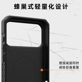  UAG 硬核防摔 iPhone17 Pro手机壳  凯夫拉+TPU 星光银
