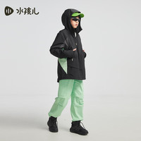 水孩儿(SOUHAIT)童装男童女童厚外套冬季儿童三防摇粒绒风衣