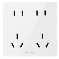 公牛 开关插座 G12系列 十孔插座86型插座面板 G12Z423 白色