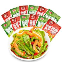 口水娃 贡菜魔芋30包混合味开袋即食办公室休闲零食小吃300g 贡菜魔芋混合味30包