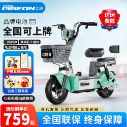 飞鸽 移动端、：飞鸽 电动车新国标电动自行车48V可上牌电瓶车