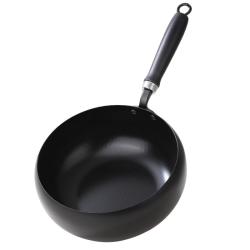 芭蒂维拉 章丘手工锤纹熟铁炒锅*22Cm
