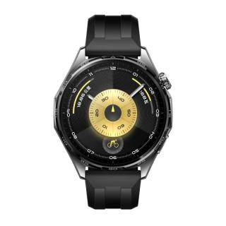 移动端、京东百亿补贴：华为 WATCH GT 6 智能手表 46mm 雅丹黑 氟橡胶表带