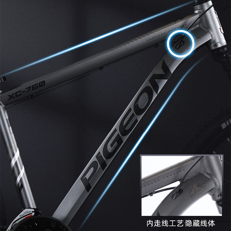 钛金灰【铝合金车架+全轴承】
