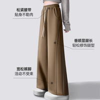 雪中飞运动裤子女秋季阔腿裤2025琥珀流光风穿搭女士休闲裤PC