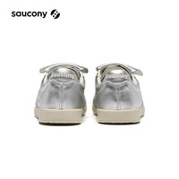 Saucony索康尼男女同款BULLET CT经典复古轻便舒适潮流运动休闲鞋 银 43