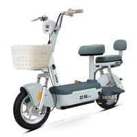 立马麦乐PLUS远航版 超长续航60V20Ah铅酸电池电动车 雅致灰
