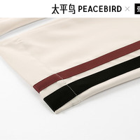 太平鸟女装西装时尚夏季运动风薄西装外套休闲宽松 米色 L