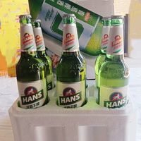 汉斯 新货汉斯干啤青岛啤酒出品600ml*6瓶陕西西安啤酒玻璃瓶 汉斯啤酒* 600mL 6瓶