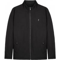 才子(TRIES)棉服男装春秋保暖夹棉外套加厚立领品牌LOGO刺绣纯色百搭时尚上衣 深蓝色 XL (175/92A)