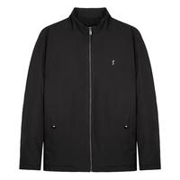 才子(TRIES)棉服男装春秋保暖夹棉外套加厚立领品牌LOGO刺绣纯色百搭时尚上衣 深蓝色 2XL (180/96A)