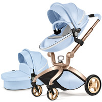 辣妈 Hot Mom hotmom婴儿推车高景观可坐可躺折叠轻便英国双向宝宝蛋壳推车卡特