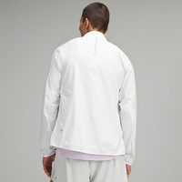 lululemon丨Stretch Ventilated 男士跑步夹克 透气 LM4AHIS 白色 L
