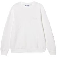 杰克·琼斯(JACK&JONES)潮衣身艺术感立体浮雕印罗纹圆领常规百搭舒适卫衣男装225133064 A06雪白色 M