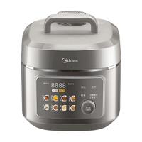 移动端、京东百亿补贴：美的 60S快排低脂浓香 电压力锅  银色 6L