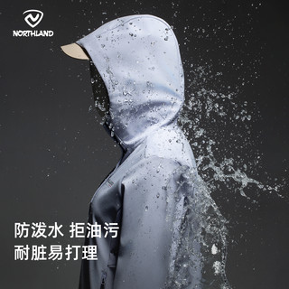 NORTHLAND/诺诗兰软壳衣户外女款防风外套上衣运动徒步冲锋衣内胆 暮山紫色 3XL