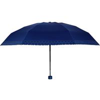 红叶（Hong Ye） 红叶伞upf50+遮阳伞折叠雨伞黑胶防晒防紫外线太阳伞晴雨两用伞 鲲鹏