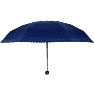红叶（Hong Ye） 红叶伞upf50+遮阳伞折叠雨伞黑胶防晒防紫外线太阳伞晴雨两用伞 星云