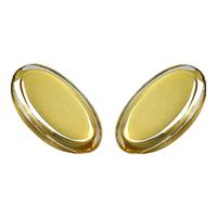 欧拿博士眼镜鼻梁垫 鼻托气囊硅胶防滑眼镜配件螺丝刀 金色椭圆