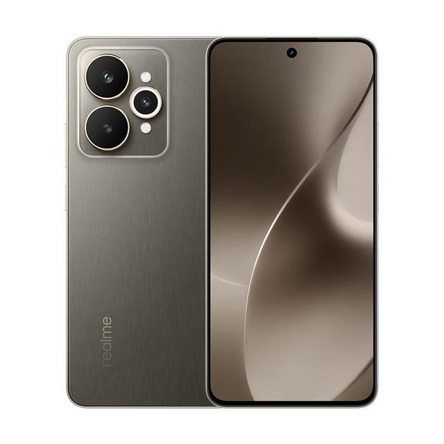 限地区：真我 15 前后5000万超清拍摄 7000mAh超长续航 IP69满级防水 智能轻薄AI拍照手机 8+256钛灰