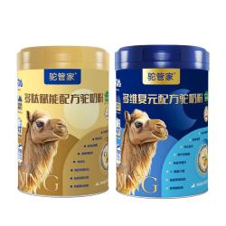 驼管家 新疆正宗驼奶粉中老年骆驼奶乳粉无蔗糖高钙奶粉营养品驼奶粉 限时试喝4条+饼干