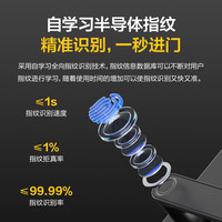 海尔 智家Leader统帅智能门锁家用入户门指纹密码锁公寓电子锁E200