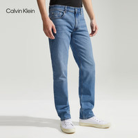 Calvin KleinJeans四季款男士休闲通勤简约ck合体版微弹洗水牛仔裤J325694 33
