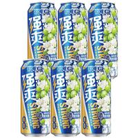 锐澳 洋酒  鸡尾酒 冰饮果酒甜酒伏特加 强爽8度茉莉青提 500ml*6罐