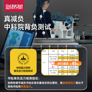 剑桥树小书包2025年一到六年级儿童背包护脊减负双肩包
