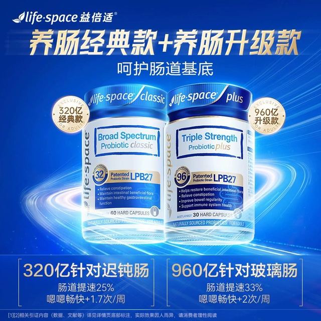 88VIP：益倍适 lifespace益倍适B420 PLUS超燃广谱960亿成人益生菌