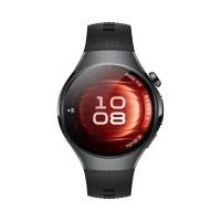 华为 HUAWEI WATCH 5 智能手表 42mm 幻月黑氟橡胶表带