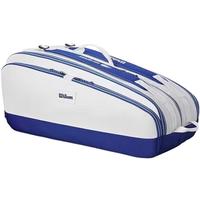 威尔胜（Wilson）网球包单双肩多功能运动休闲运动包 【23款】8027901 白蓝 12支装