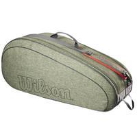 威尔胜（Wilson）网球包单双肩多功能运动休闲运动包 【23款】军绿色6支装