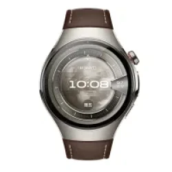 华为 HUAWEI WATCH 5 智能手表 46mm大表 木星棕素皮复合表带
