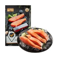 臻选智利冻三文鱼块带皮去骨去刺（交替发）