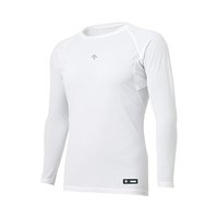 DESCENTE 圆领长袖内衣 棒球和垒球修身内衣 DB5SUD20M-W 白色、WH00：ホワイト