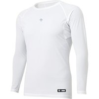DESCENTE 圆领长袖内衣 棒球和垒球修身内衣 DB5SUD20M-W 白色、WH00：ホワイト