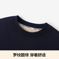 Classic Teddy男童卫衣加绒儿童套头上衣中小童装冬季长袖衣服冬款新